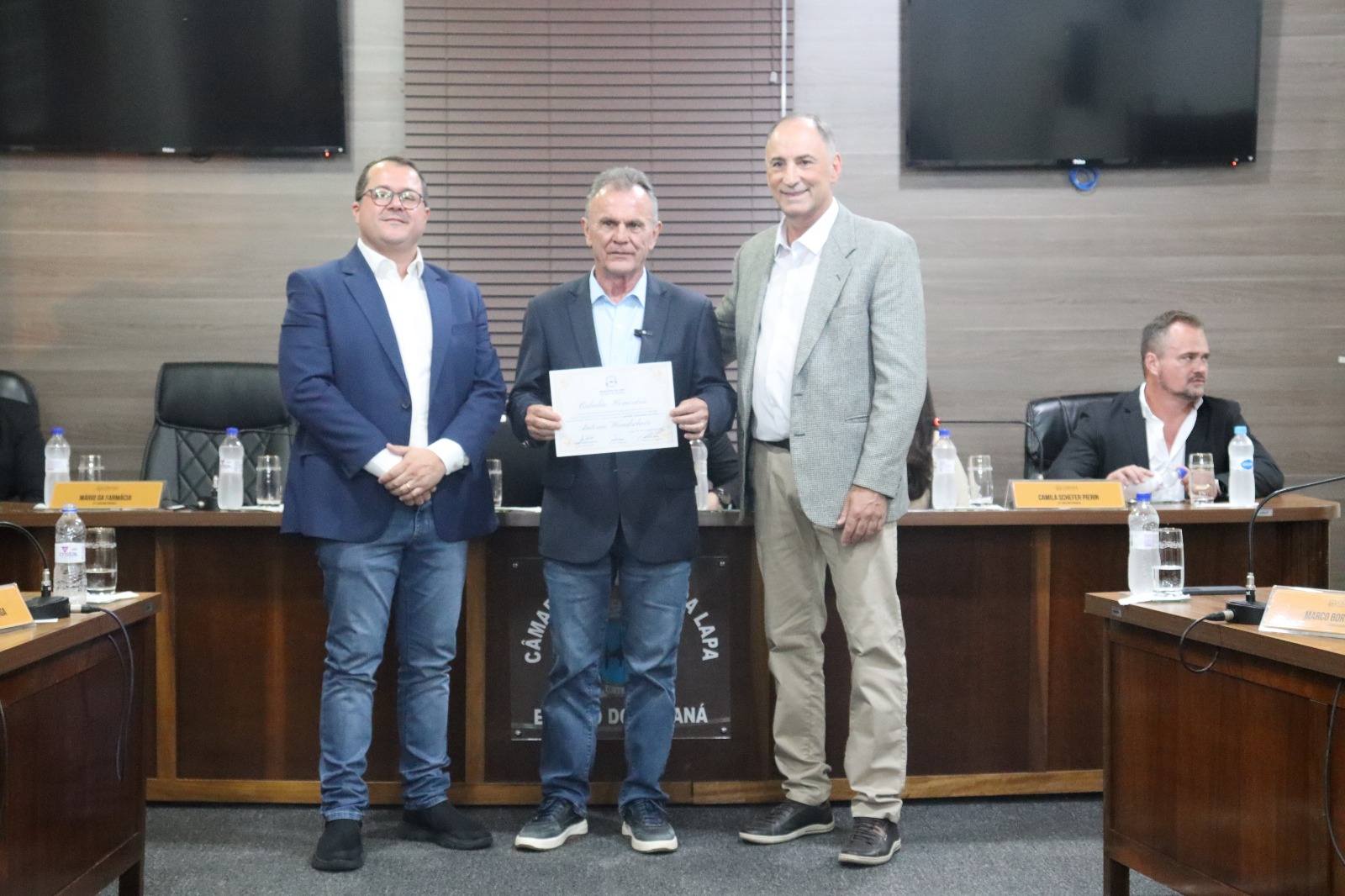 Deputado Federal Toninho Wandscheer recebe Título de Cidadão Honorário da Lapa